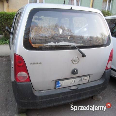 Opel Agila 2003r 10 srebrny metalic rejestracja Ruda Śląska