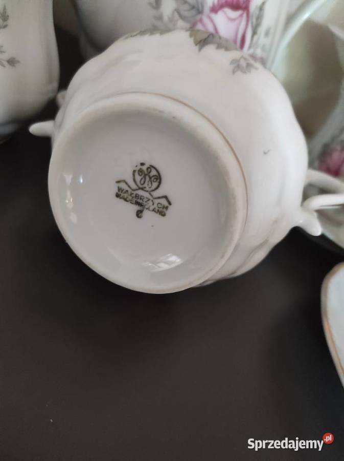 Serwis do kawy 6 osób porcelana Wałbrzych