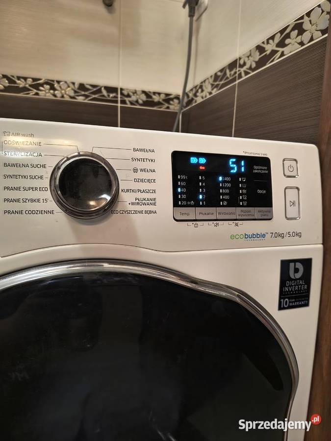 Pralko suszarka SAMSUNG 59.7cm warmińsko-mazurskie Olsztyn