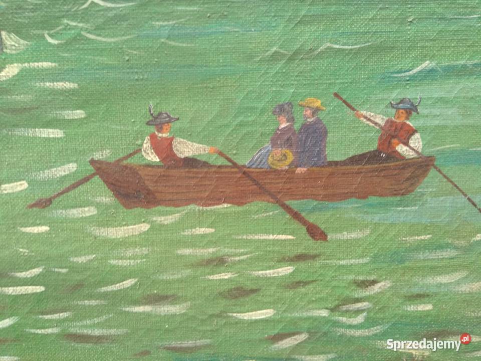 obraz olejny na płótnie Zabrze sprzedam