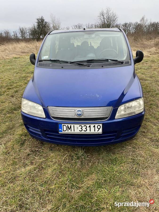 Fiat multipla 19 Jtd 2006 r dolnośląskie Środa Śląska