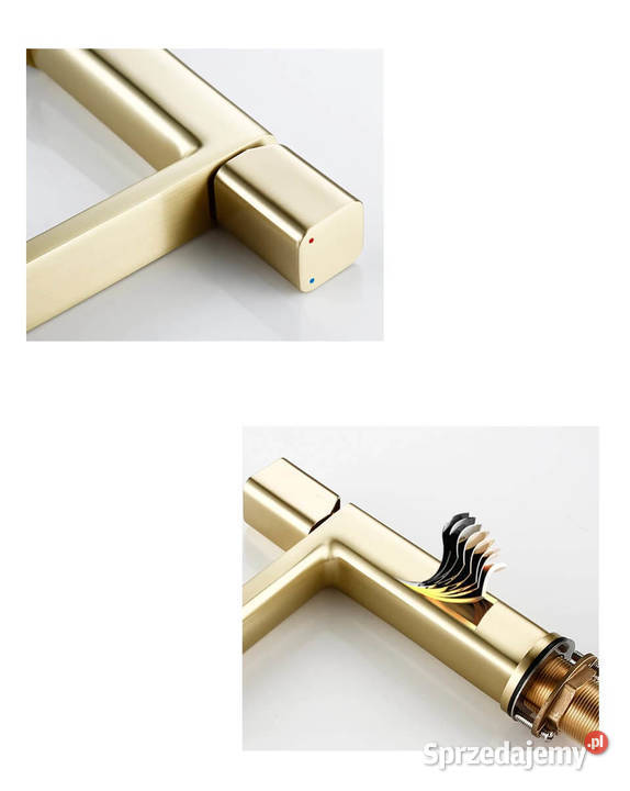Bateria umywalkowa 5 złota mat Katowice