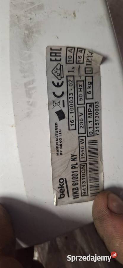 Moduł Pralki Beko WKB61001 PŁ NY pomorskie Przodkowo