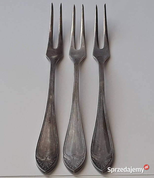Posrebrzany widelec serwingowy do mięs wędlin Dąbrowa Górnicza sprzedam