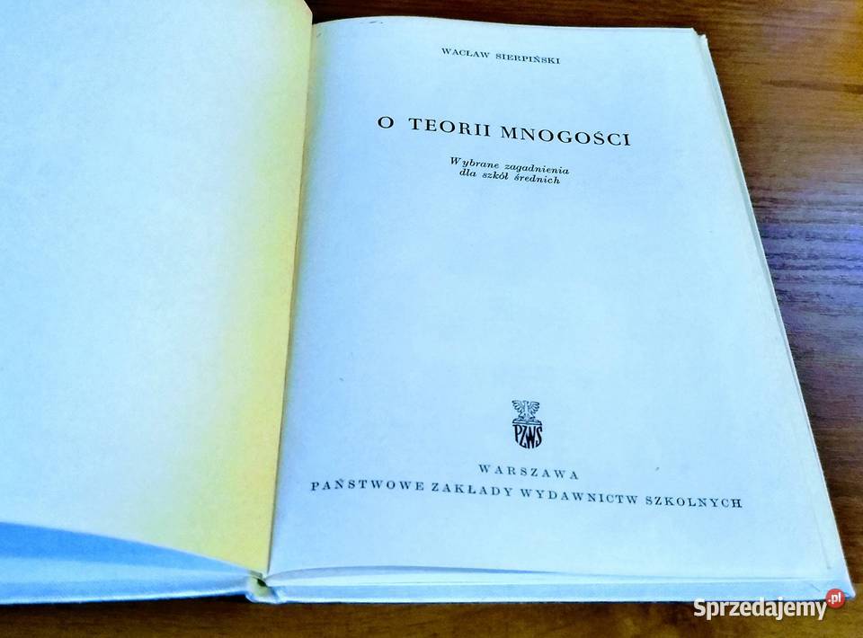 O teorii mnogości wybrane zagadnienia szkół pomorskie Gdańsk