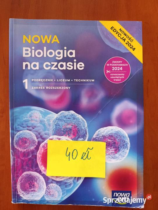 Podręcznik Biologia zakres rozszerzony klasa 1 Wsola