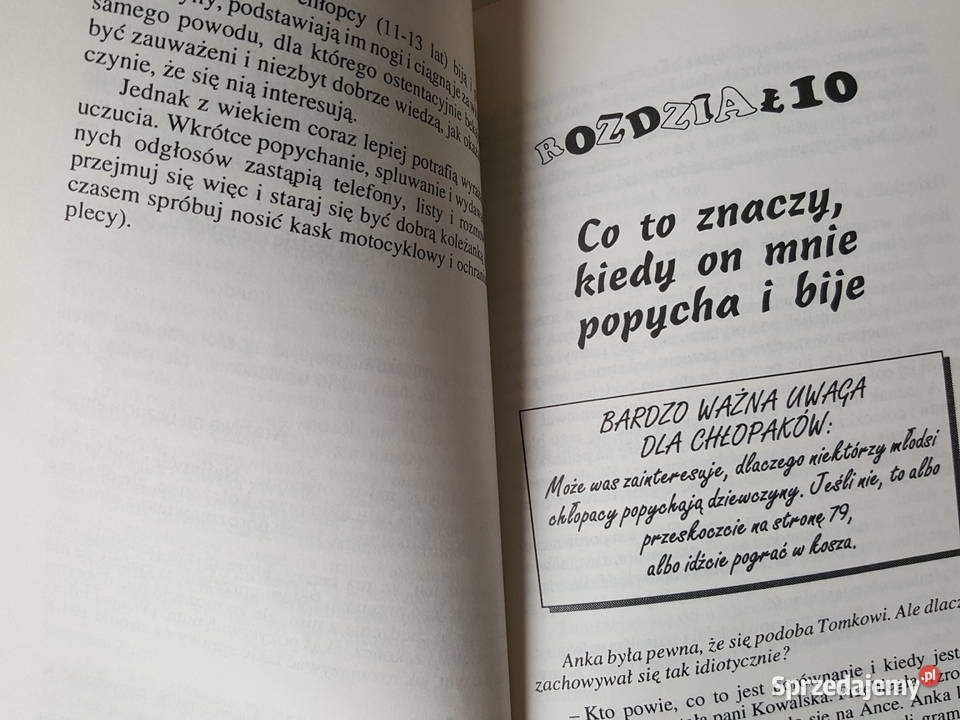 Dziewczyny chłopacy PORADNIK seks miłość poradnik Złotniki sprzedam