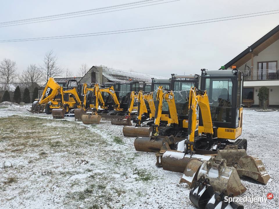 JCB 16 C1 mini koparka 3 łyżki szybkozłącze Bieliny
