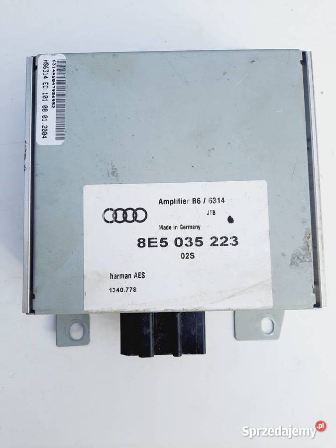 Audi A4 B6 B7 wzmacniacz audio 8E5035223 Szczerbice