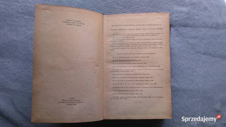 Słownik rosyjsko polski pod redakcją IH Książki do nauki języka obcego