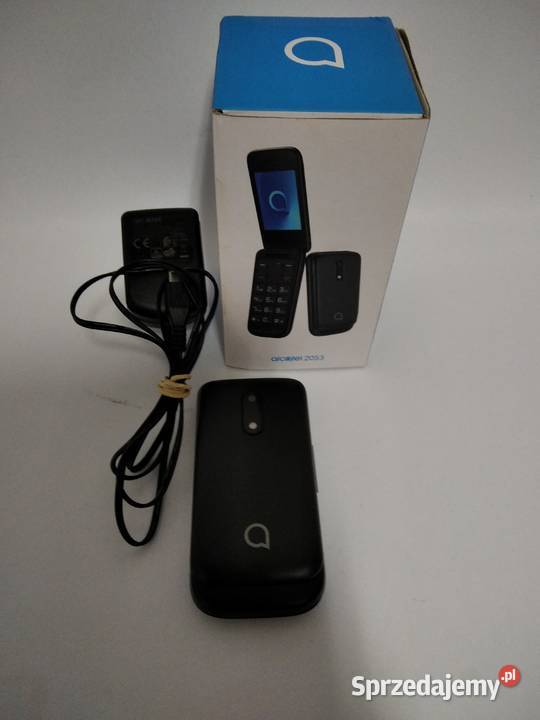 TELEFON KOMÓRKOWY ALCATEL 2053 CZARNY Z KLAPKĄ Elektronika Pabianice sprzedam