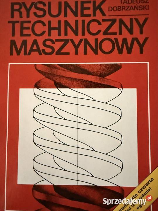Rysunek Techniczny Maszynowy Tadeusz Dobrzański tradycyjny podręcznik