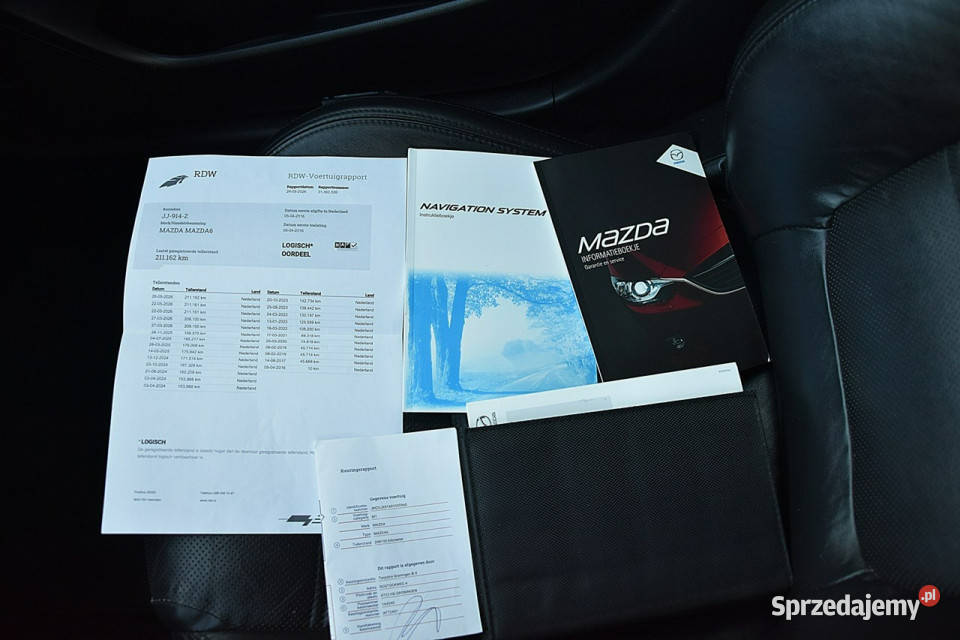 Mazda 6 22D 150 Skóra Ful Led Navi Gwarancja III czujnik parkowania Nowe Kucice