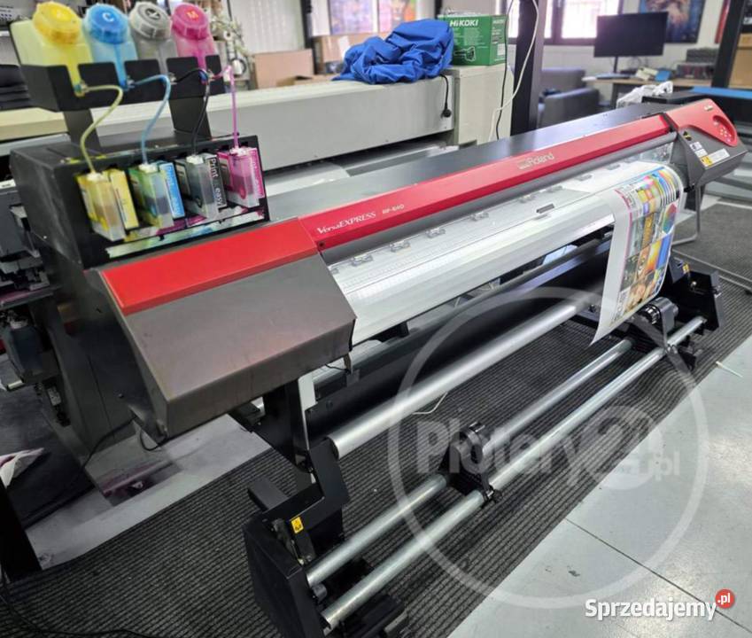ROLAND XF640 nowe głowice PC nawijarka 42m2h Gw1 Druk w kolorze Lublin