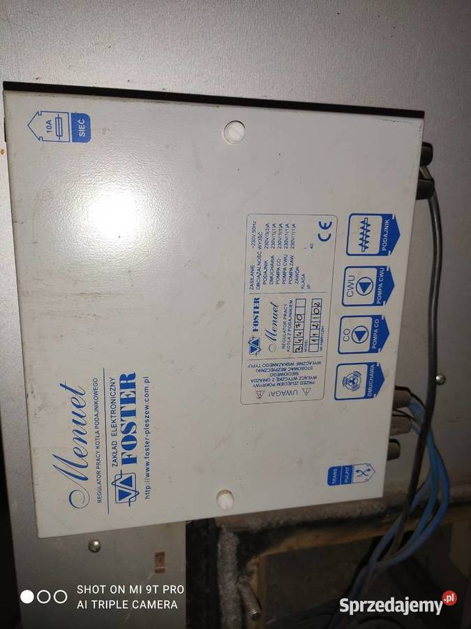 Piec kocioł ekogroszek z podajnikiem Piece i kominki Nieporęt