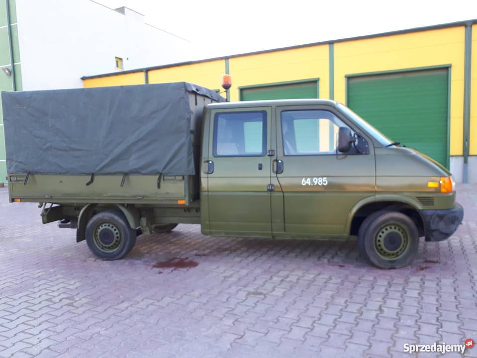 Vw T4 Doka z Wojskapełen serwis 147200 Wąbrzeźno