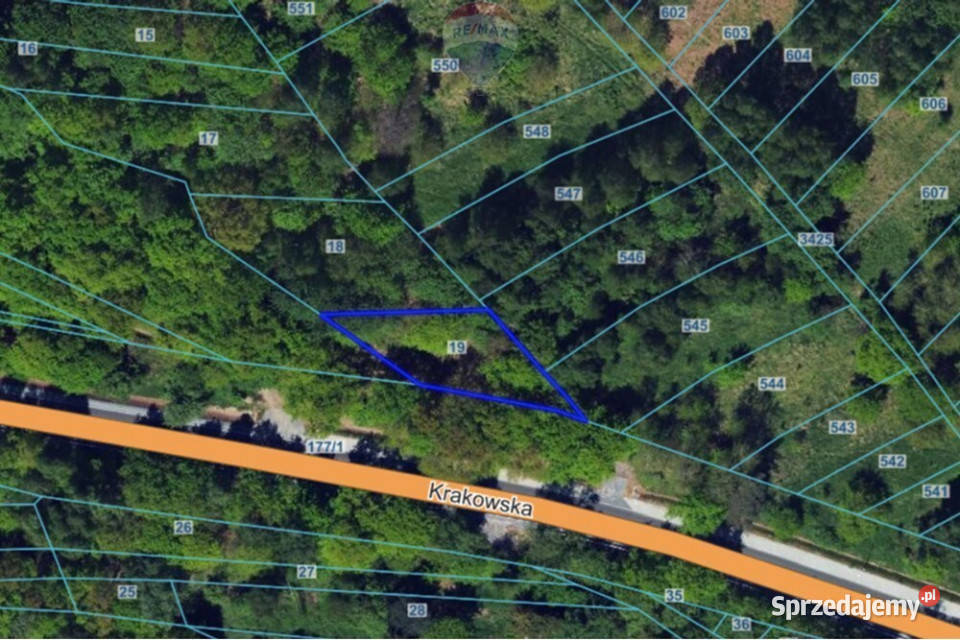 Działka rolna 393 m w Oczkowie jeziora rolna Żywiec