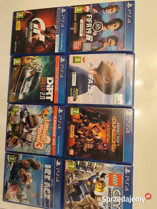 Konsola 4 Slim 2pady 8 gier śląskie sprzedam