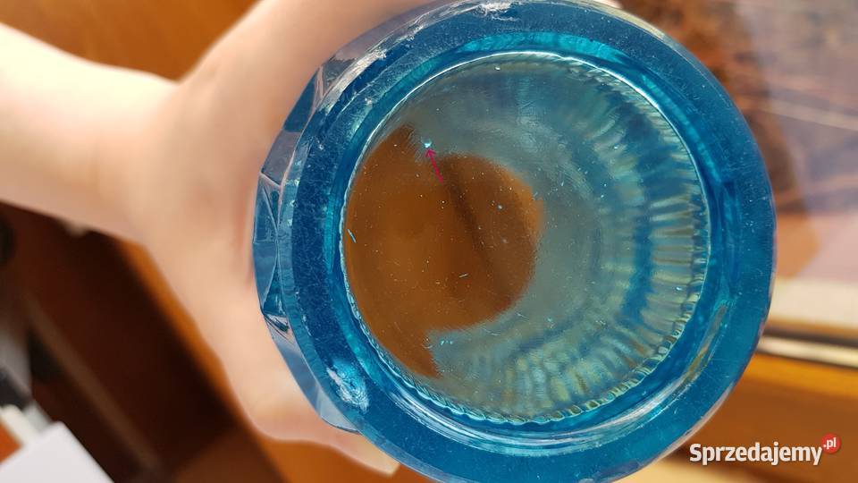 Wazon OKULUS 3 Ząbkowice kolorowe szkło PRL Dąbrowa Górnicza