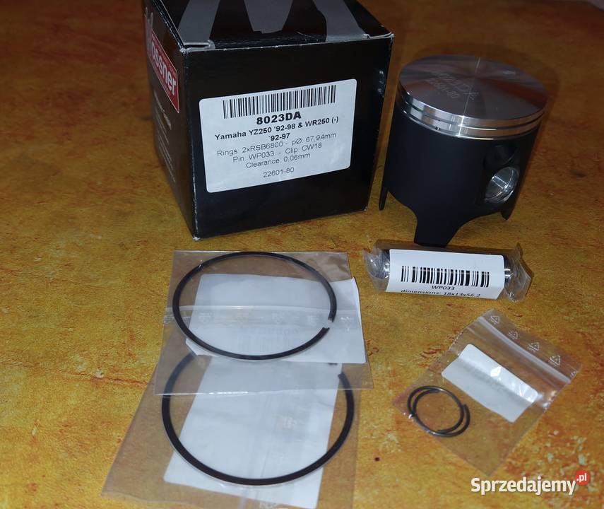 WOSSNER TŁOK YAMAHA 2T YZ 250 YZ250 9298 Świętochłowice