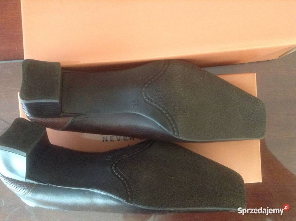 Włoskie GINO VENTORI półbuty damskie skóra Opole