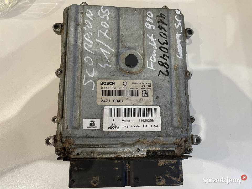 Claas Scorpion 7055 steronik moduł silnika ECU wielkopolskie Jastrzębniki