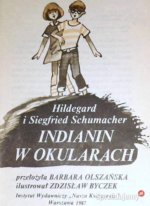 Indianin w okularach Hildegard Schumacher lubelskie Chełm sprzedam