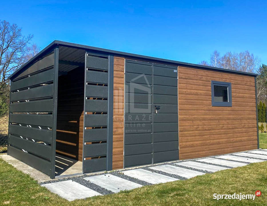 Schowek domek ogrodowy 55x3 wiata 1m brama okno Mrągowo