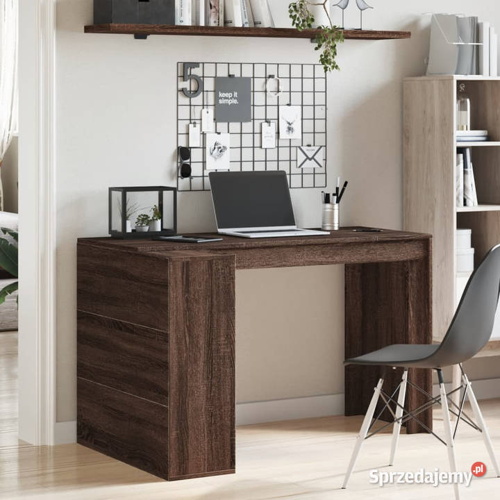 Biurko brązowy dąb 1235x735x75 materiał Pozostałe Warszawa
