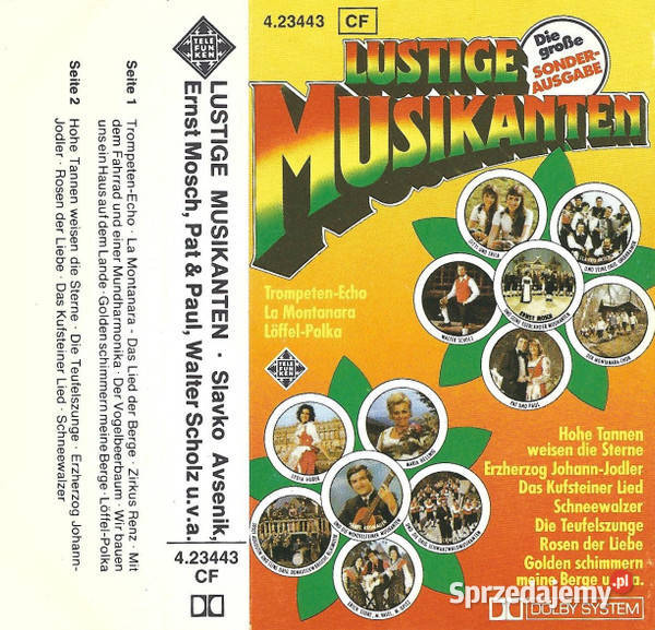 Zabawna muzykaLustige Musikanten 3 kasety Gliwice