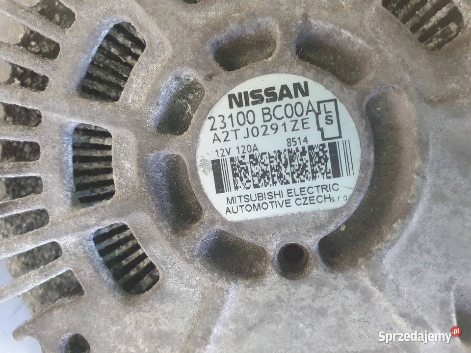 Nissan Qashqai J10 16 16V ALTERNATOR 120A osobowe Janów