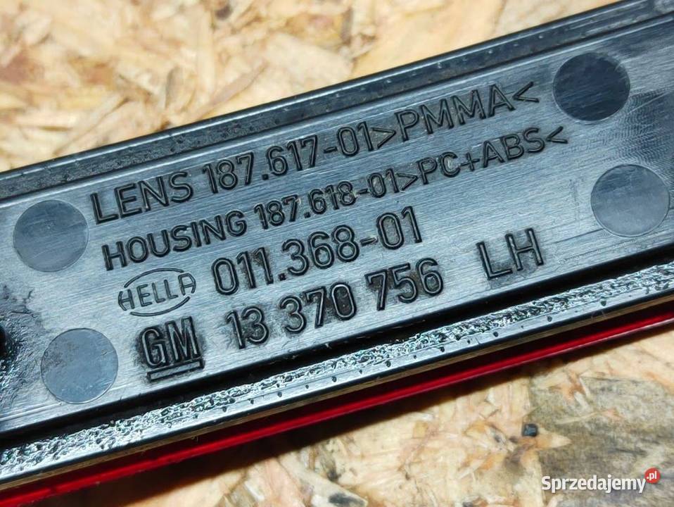 Odblask Zderzaka Lewy Tył Opel Astra J Kombi Pleszew sprzedam