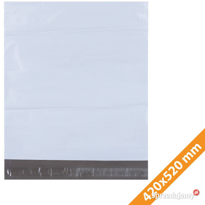Foliopaki Białe 420 x 520 mm 100 LDPE 50um Produkcja Ludźmierz