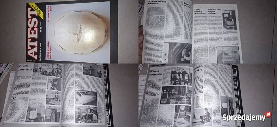 Magazyn ATEST 101994 BHP Ochrona Pracy Vintage Antykwariat wielkopolskie Konin