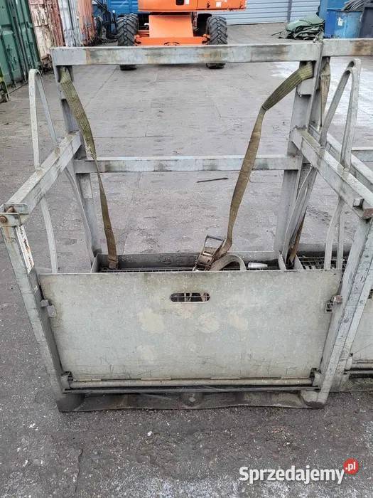 Pojemnik paleta kontener kosz na butle do gazów Koluszki