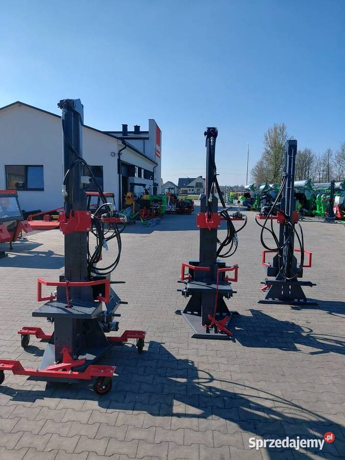 Łuparka hydrauliczna pionowa 20T napęd z WOM
