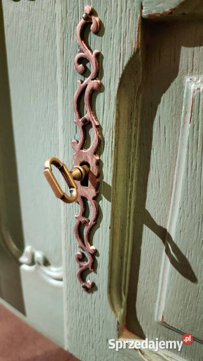 Witryna biblioteczka odnowiona przeszklona w