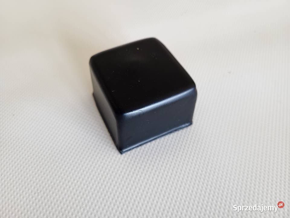 Daszek na słupek 5x5x3 czarny tworzywo Wrocław