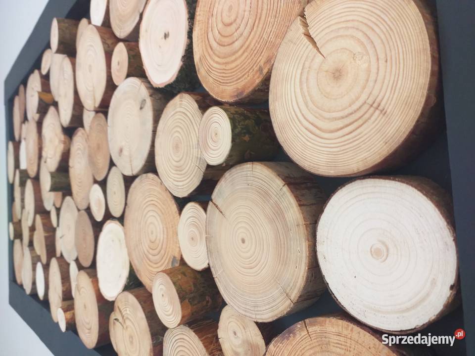 Obraz 120x60 panel plaster drewna drewniana rama