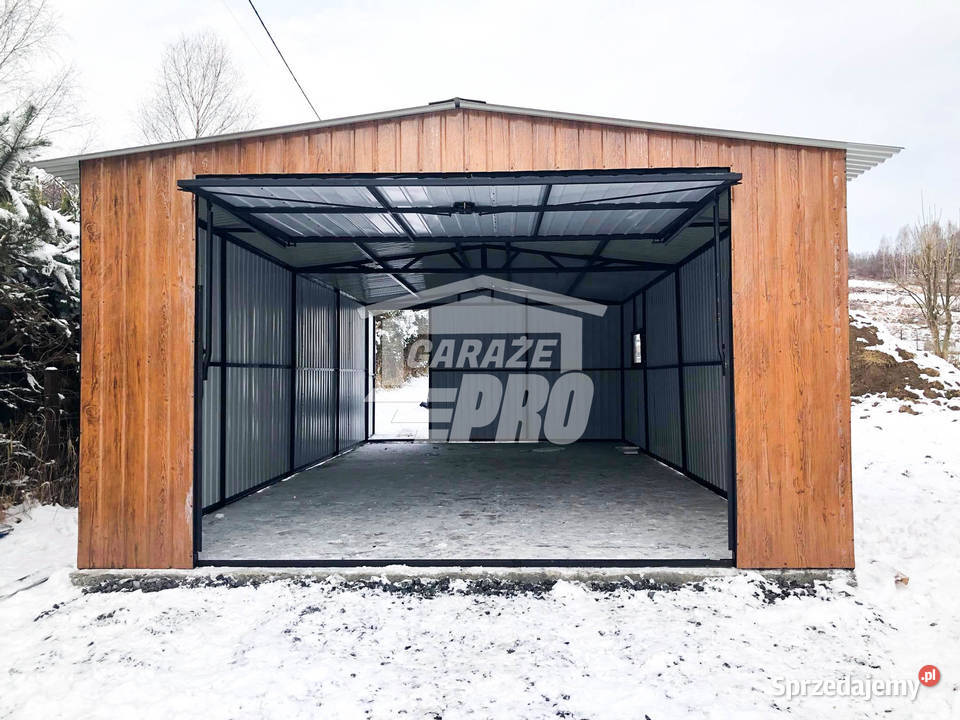 Garaż blaszany 4x8 Brama uchylna Okno Dodatkowe blacha Nowy Sącz sprzedam