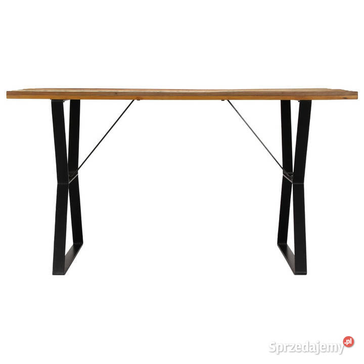 Stół jadalniany 140 x 80 x 76 z litego drewna z Warszawa