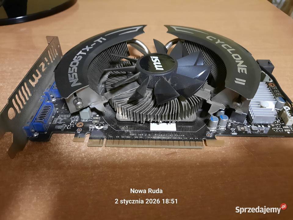 MSI NVIDIA GEFORCE GTX 550Ti DDR5 1 GB CycloneII MSI dolnośląskie sprzedam