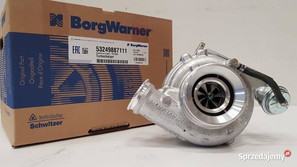Nowa turbosprężarka BorgWarner 53249707111 Turbosprężarki mazowieckie