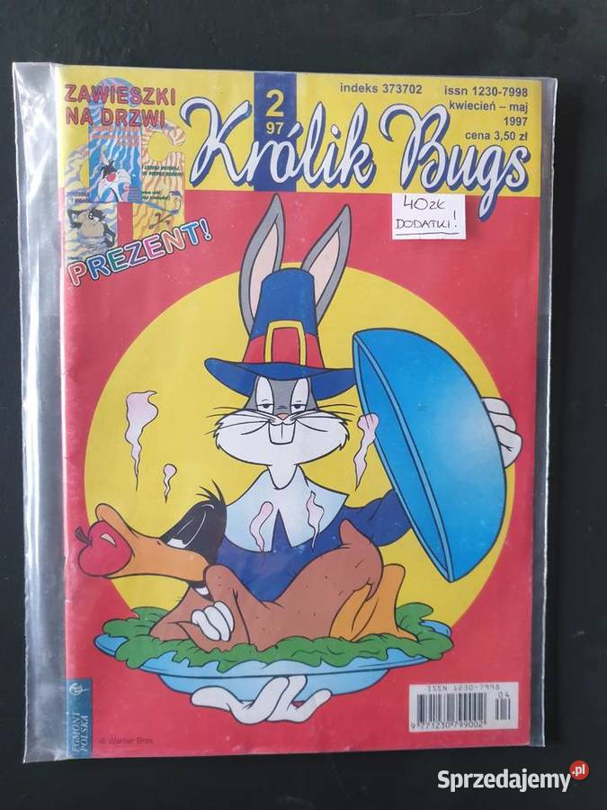 Królik Bugs 21997 komiks z dodatkami pomorskie Gdynia