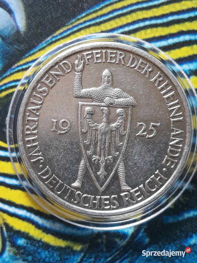 5 Marek Weimar 1925 r men A Rycerz rzadkość Konin sprzedam