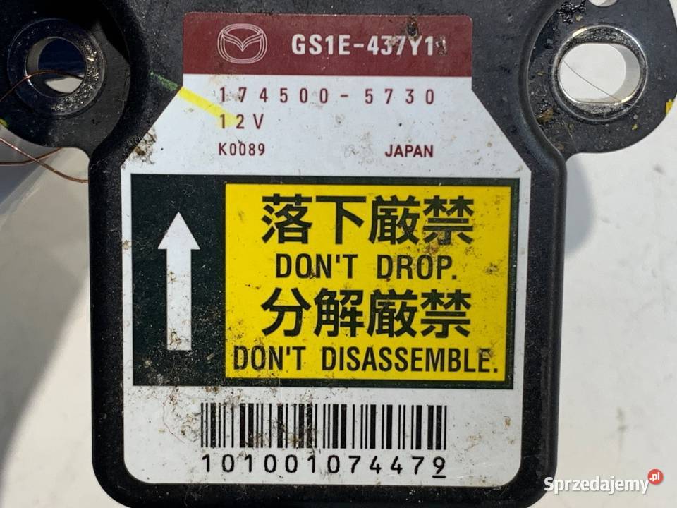 SENSOR AIRBAG MAZDA 6 GH 0713 CZUJNIK PODUSZKI Poduszki powietrzne sprzedam