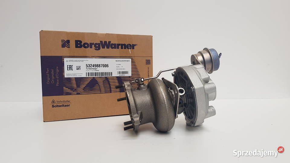Turbosprężarka BorgWarner KKK 53249887006 osobowe mazowieckie Siedlce