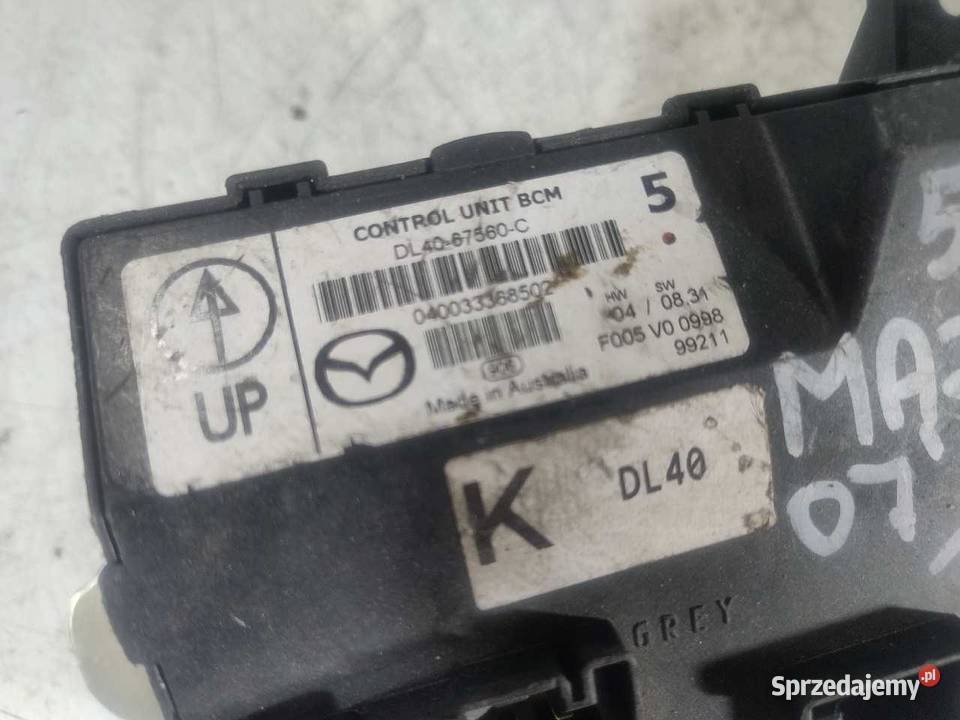 MODUŁ STEROWNIK BCM MAZDA2 MAZDA 2 II 07 16 D Komputery