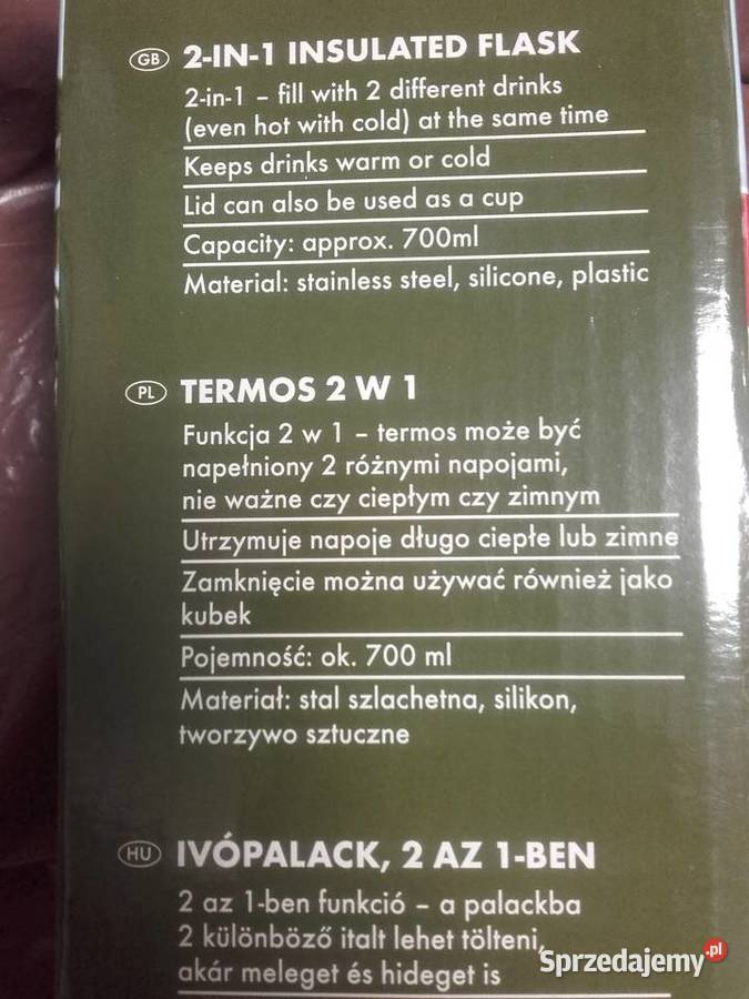 Termos na kawe herbate napoje 2w1 Będzin