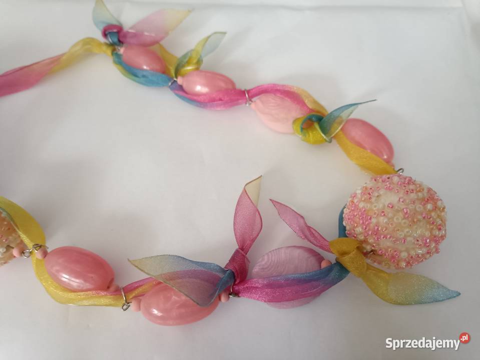 Kolorowe korale naszyjnik podlaskie Białystok